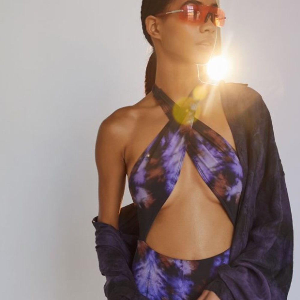NWT Out From Under Crossover One-Piece Swimsuit